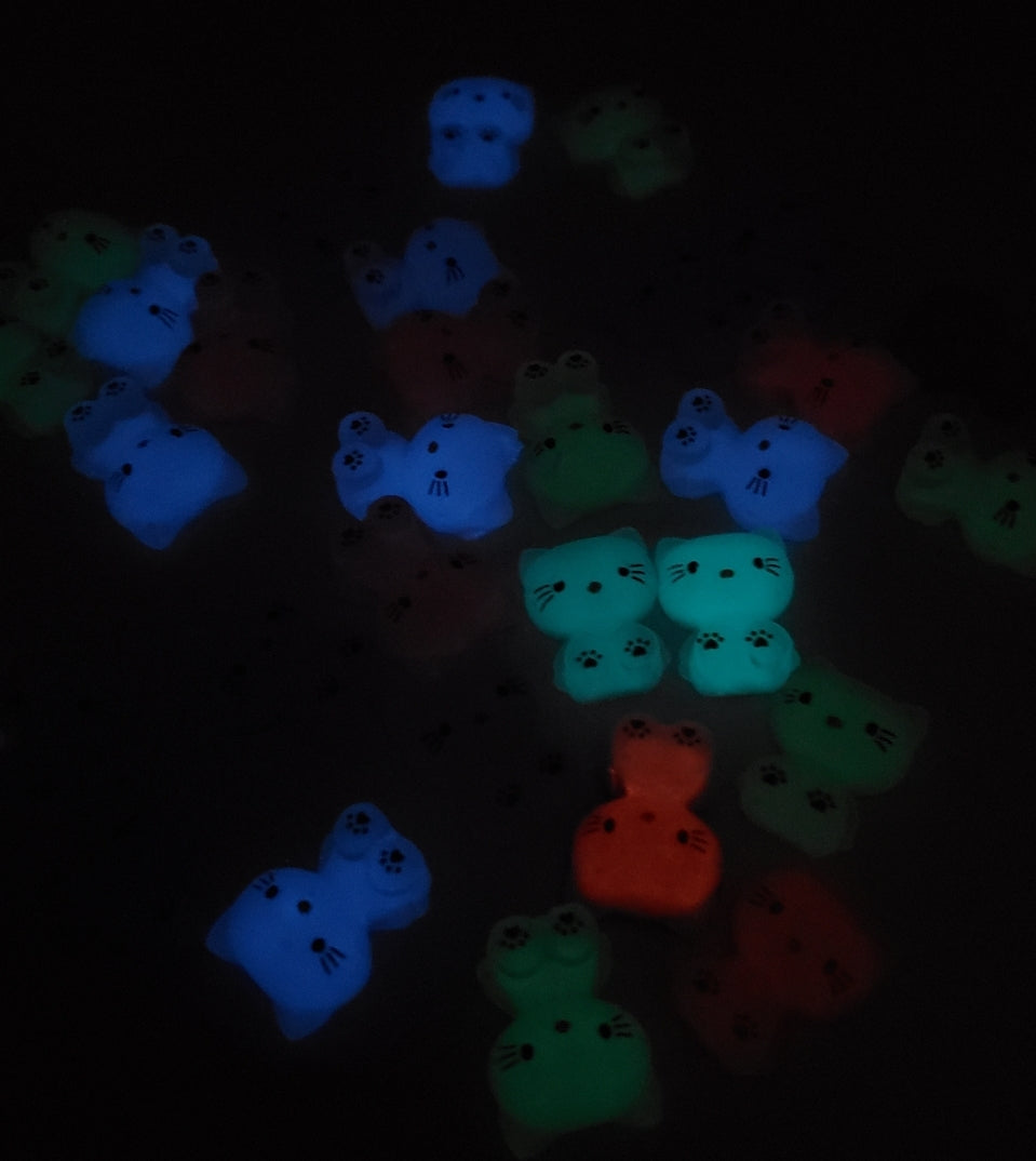 Hk sanrio Nail art charm- Glows in dark!