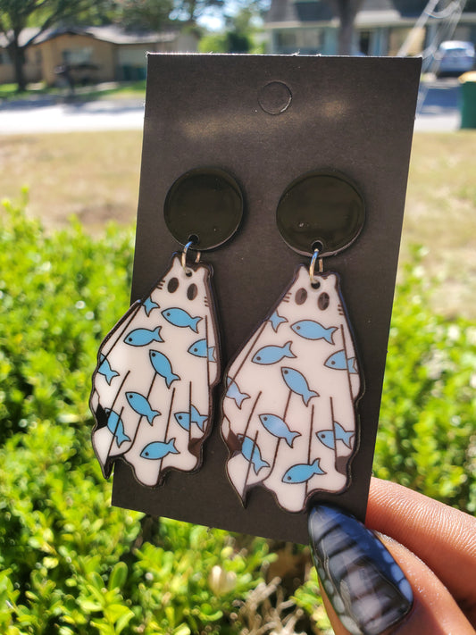 Catnip-acrylic earrings